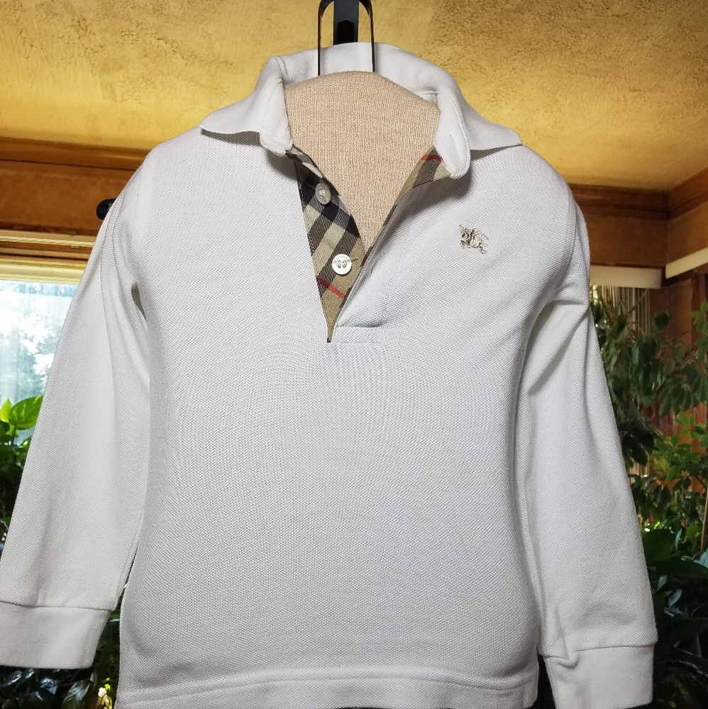 Burberry Polo 2y Off White